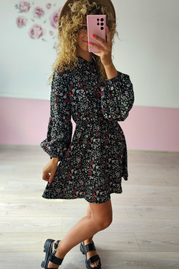 Sukienka w kwiatowy print