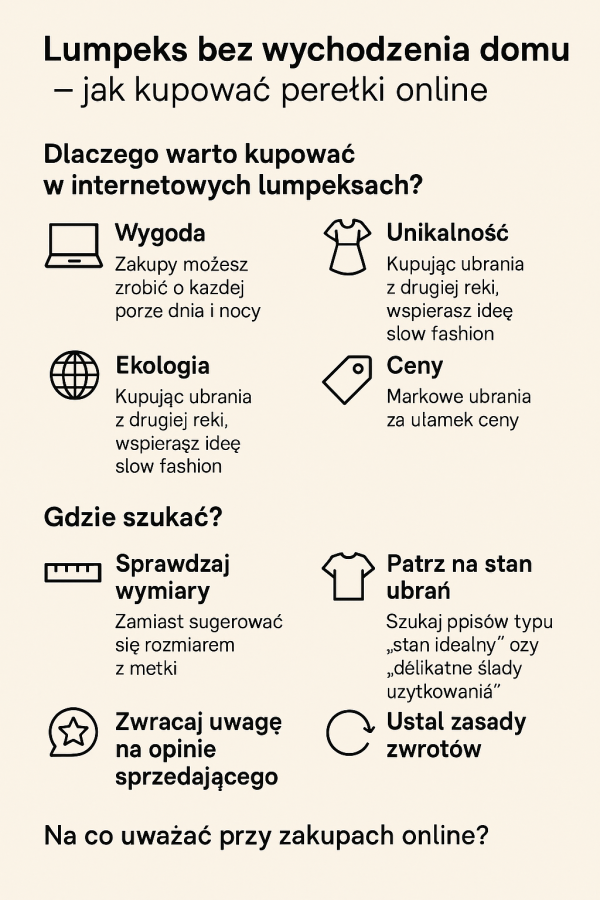 Lumpeks bez wychodzenia z domu - jak kupować perełki online?