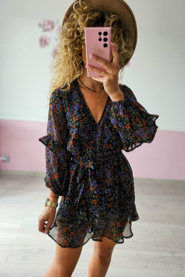 Kwiatowa sukienka boho 1