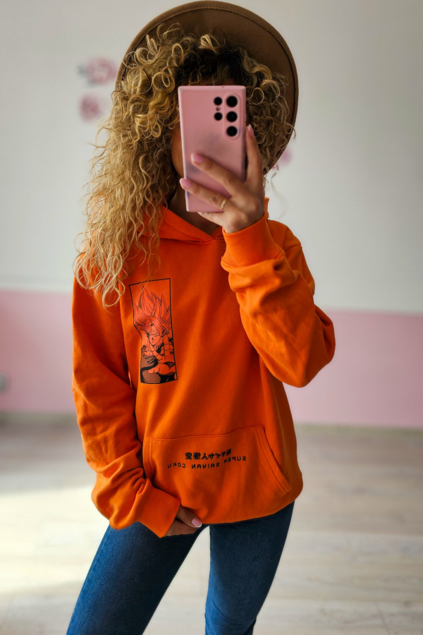 Pomarańczowa bluza Dragon Ball