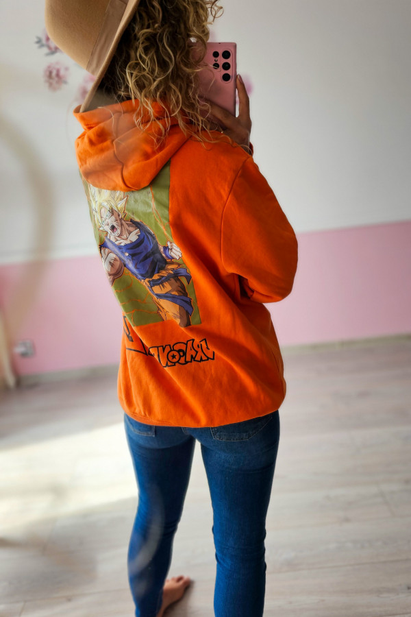 Pomarańczowa bluza Dragon Ball 1
