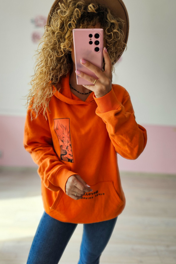 Pomarańczowa bluza Dragon Ball 2