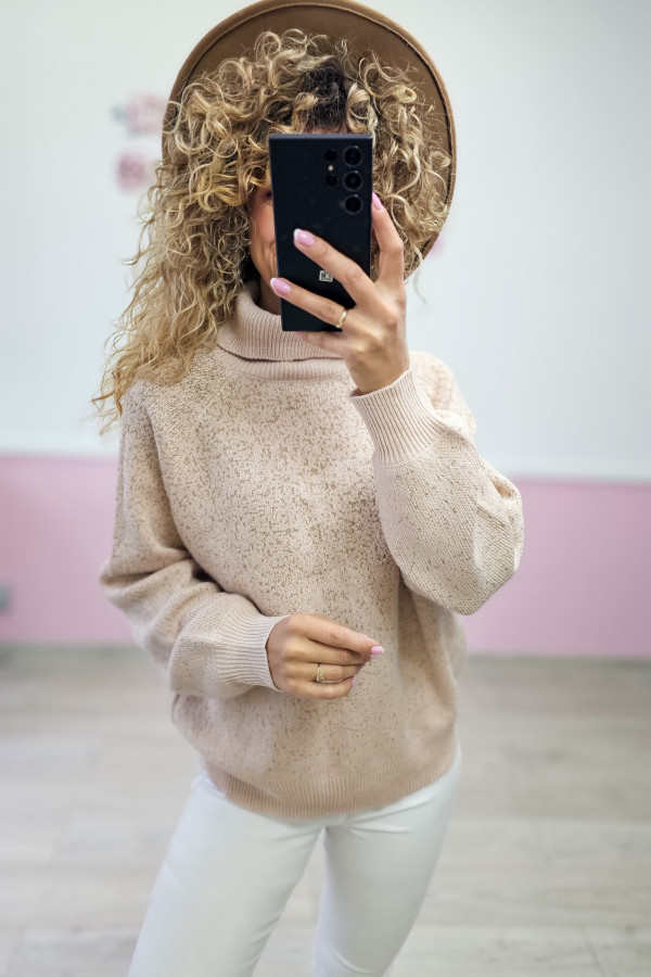 Sweter z golfem