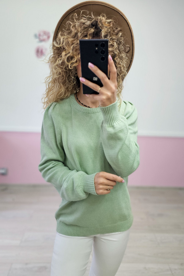 Sweter w kolorze miętowym 1