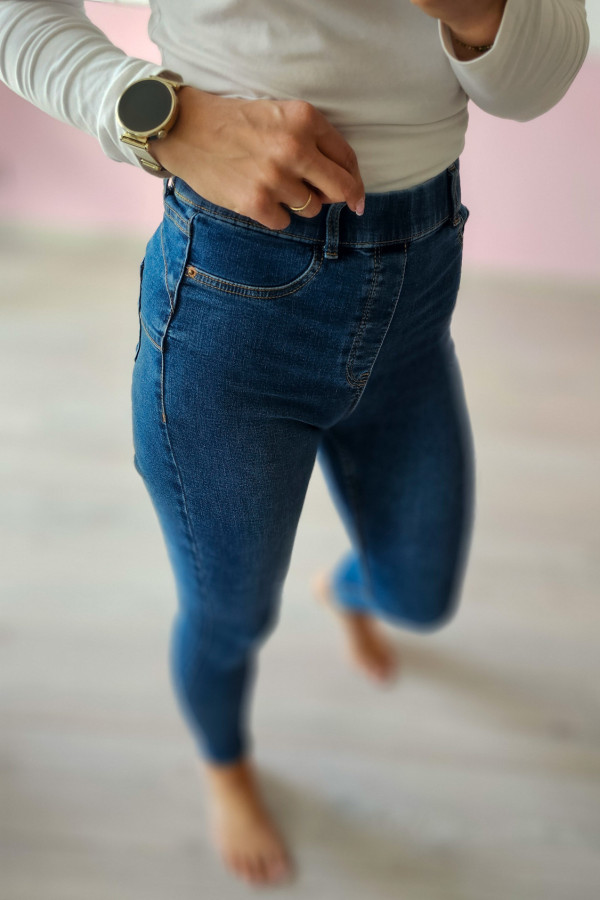 Jeansy skinny z wysokim stanem 3