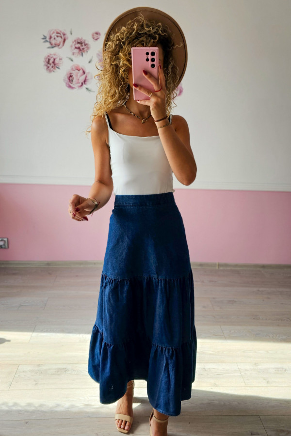 Spódnica maxi jeansowa 2