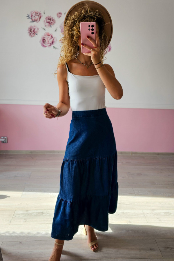 Spódnica maxi jeansowa 3