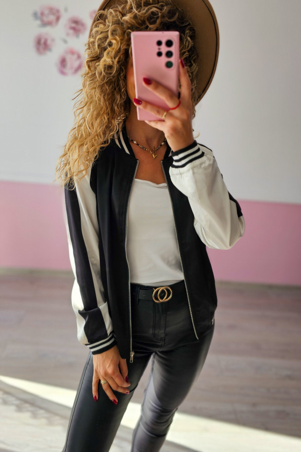 Kurtka Bomberka Black&White