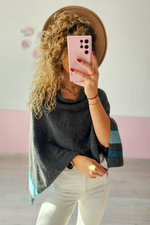 Poncho z kaszmiru BRORA – luksus made in Scotland 2