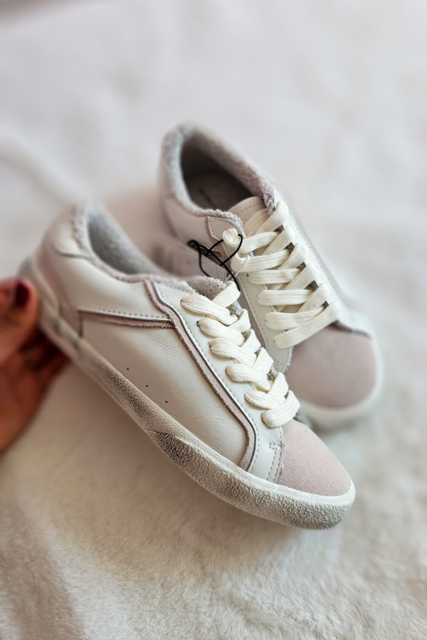 Damskie sneakersy beżowe – wygodne buty sportowe na co dzień 1