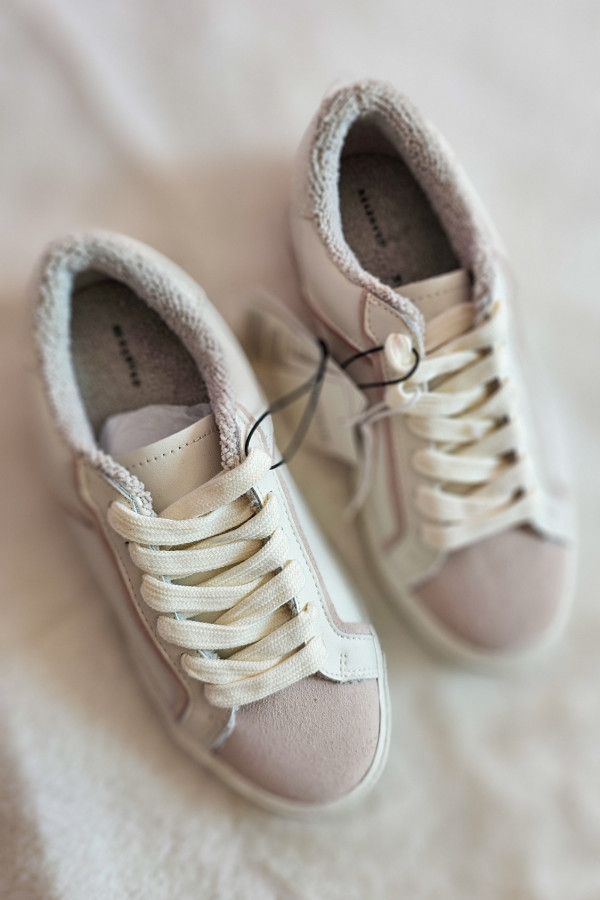 Damskie sneakersy beżowe – wygodne buty sportowe na co dzień 3