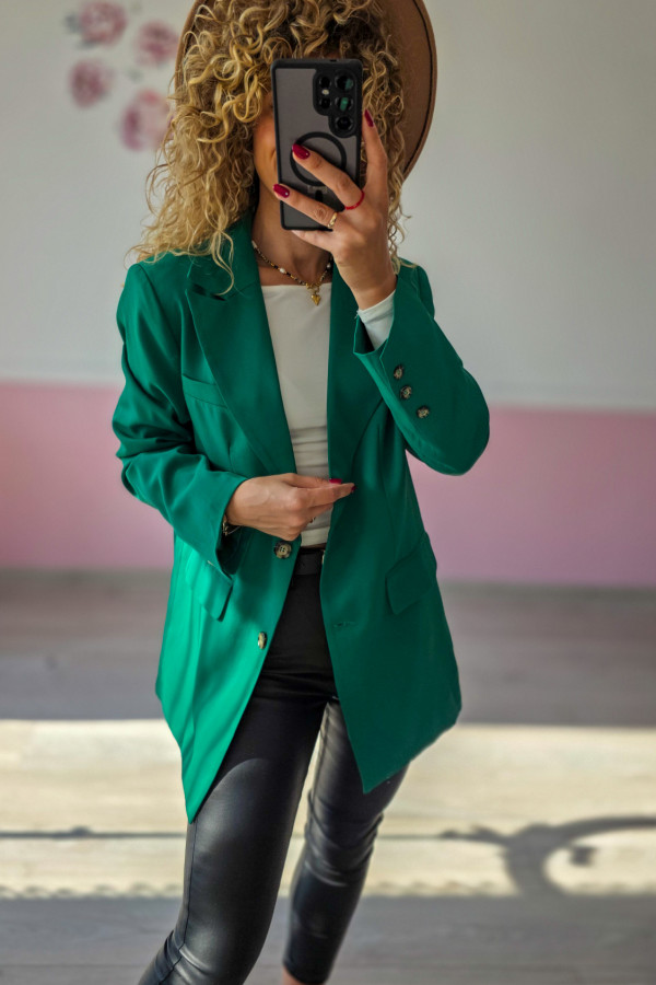 Zielona marynarka damska 1
