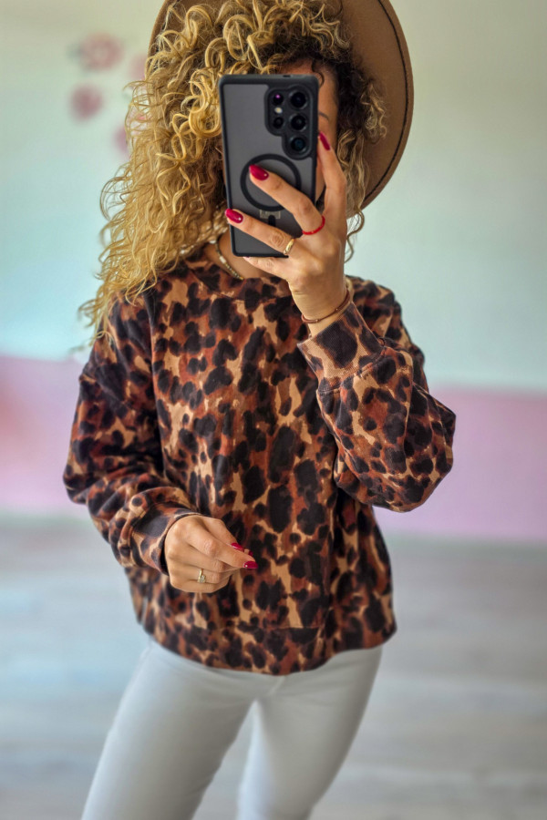 Bluza w panterkę