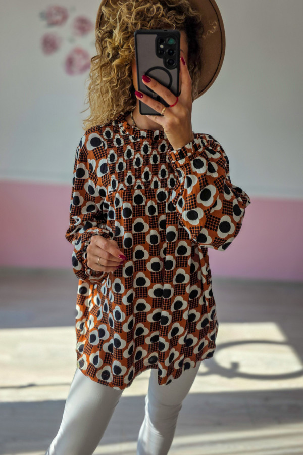 Wzorzysta bluzka boho 3