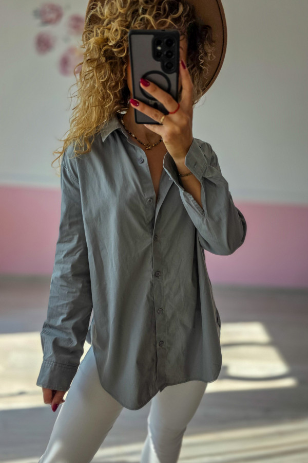 Szara koszula oversize 1