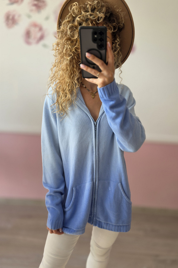 Kardigan ombre błękitny 5/6XL 1