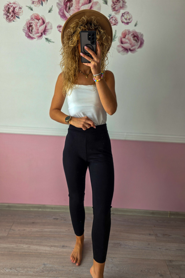 Czarne legginsy basic