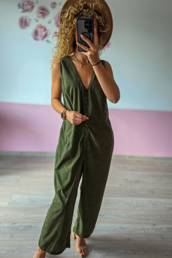 Kombinezon damski khaki – wygoda i styl w jednym