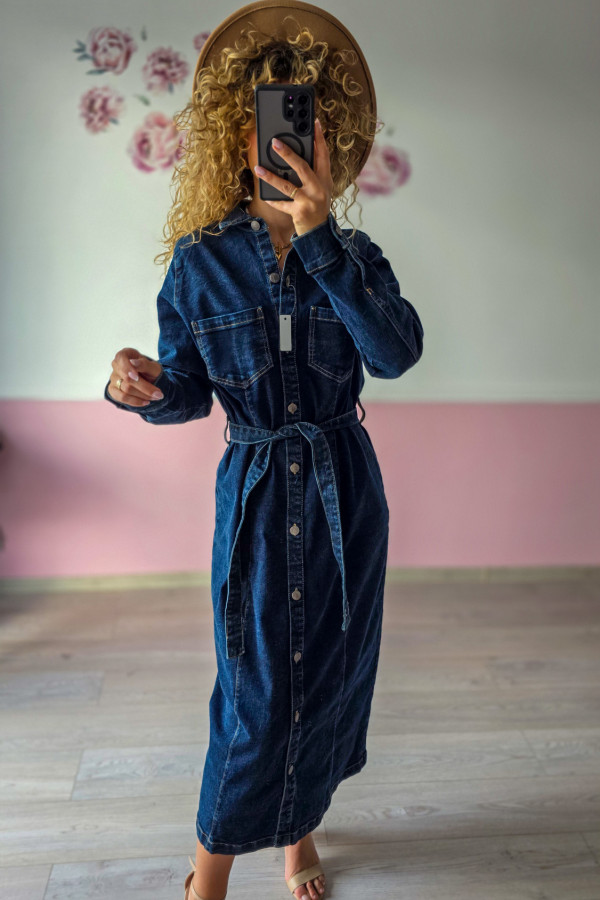 Jeansowa sukienka koszulowa – modny klasyk w nowoczesnym wydaniu 3
