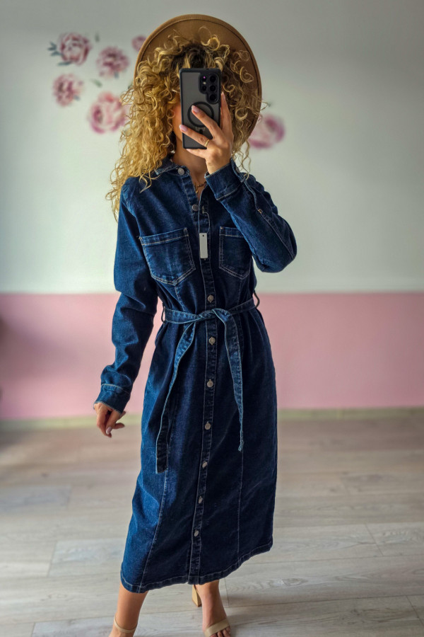 Jeansowa sukienka koszulowa – modny klasyk w nowoczesnym wydaniu 5