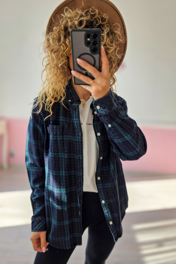 Koszula flanelowa męska oversize – idealna też dla kobiet 1