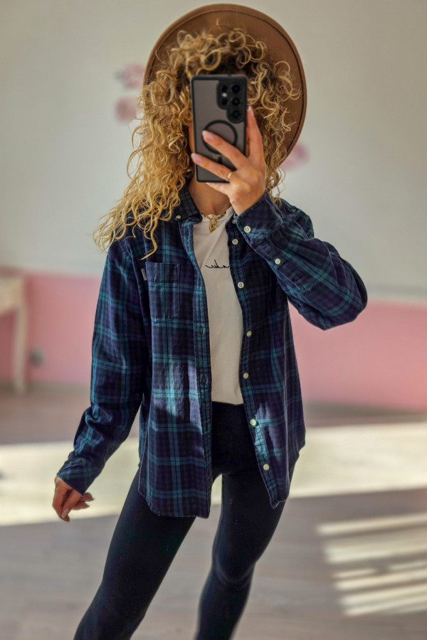 Koszula flanelowa męska oversize – idealna też dla kobiet