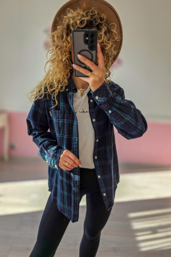 Koszula flanelowa męska oversize – idealna też dla kobiet 2