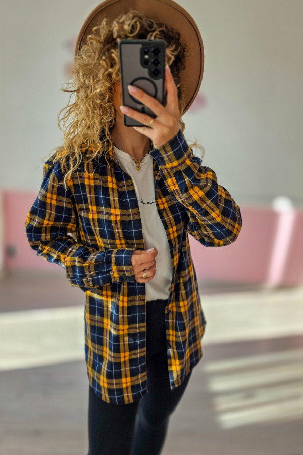 Koszula flanelowa męska oversize – idealna też dla kobiet 1
