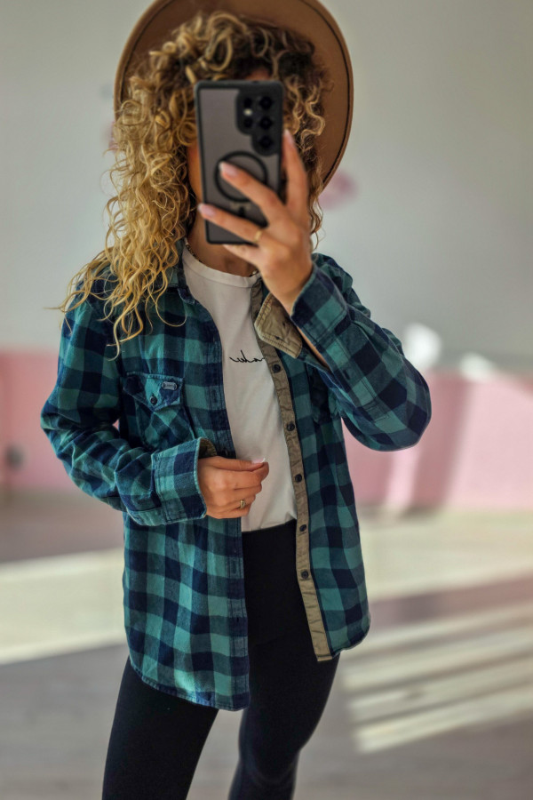 Koszula flanelowa męska oversize – idealna też dla kobiet