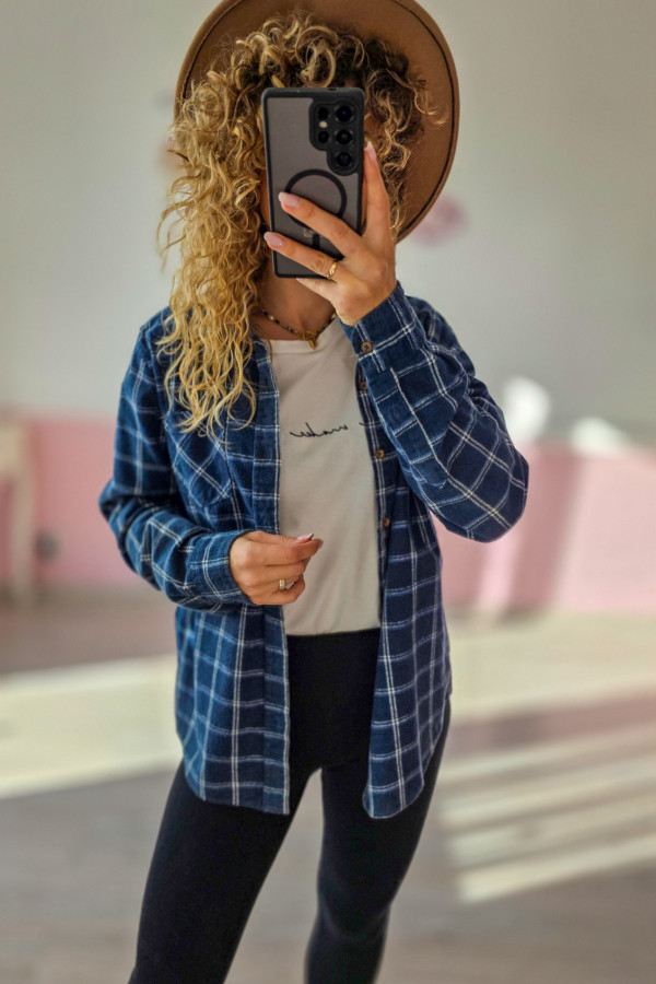 Koszula flanelowa męska oversize – idealna też dla kobiet