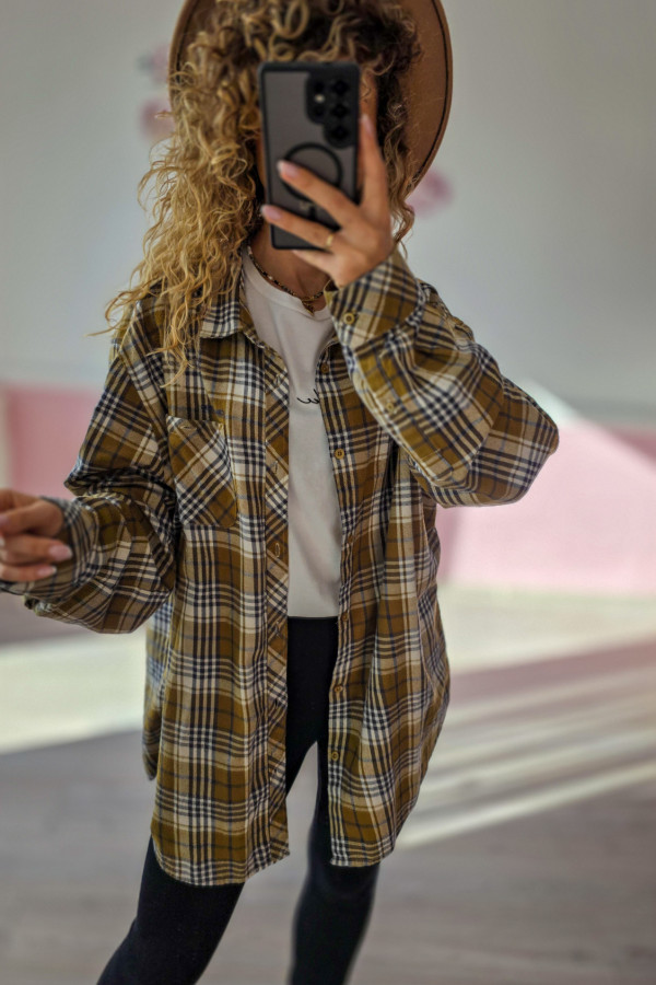 Koszula flanelowa męska oversize – idealna też dla kobiet