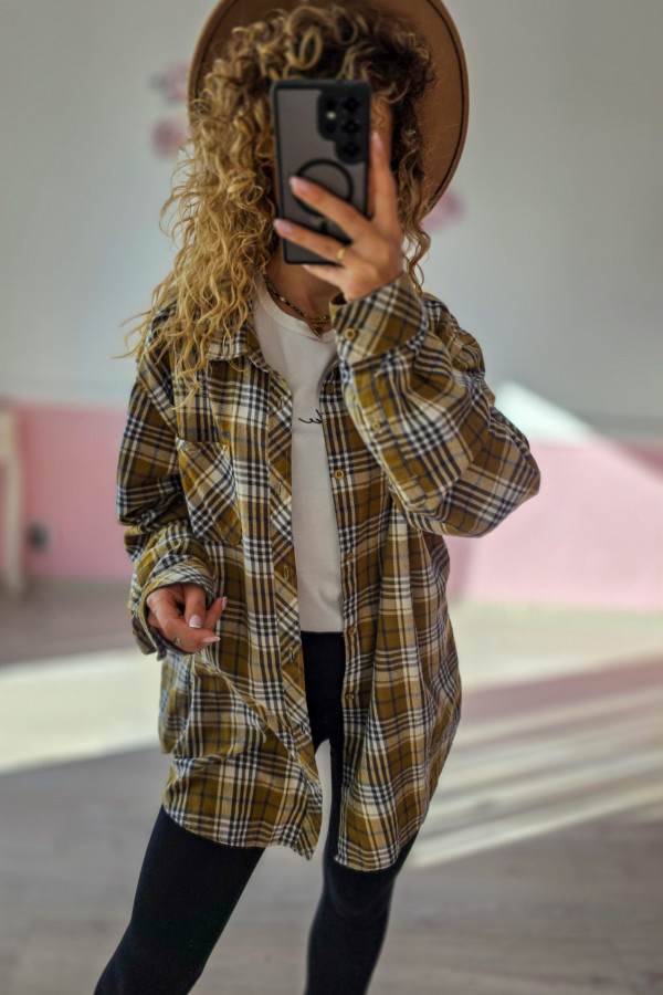 Koszula flanelowa męska oversize – idealna też dla kobiet 1