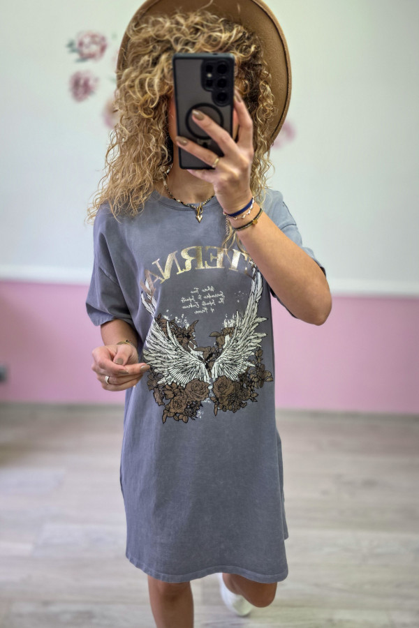 Sukienka / tunika z nadrukiem – 100% bawełna 2