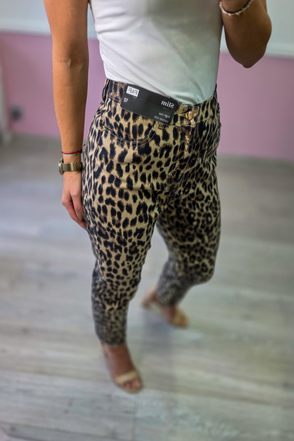Spodnie w panterkę damskie “Wild Spirit” 2